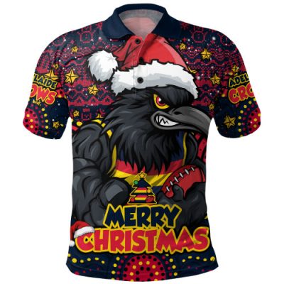 Adelaide Crows Polo Shirt Ugly Christmas Knit Patterns Vintage Jersey