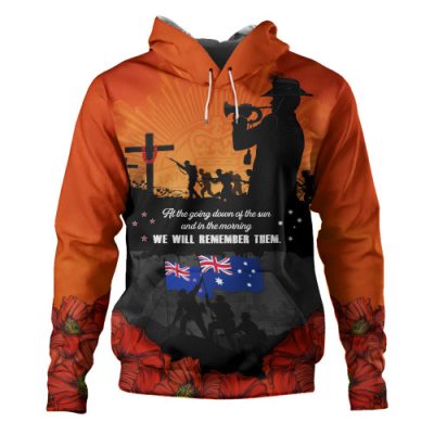 Australia Hoodie Anzac Day Lives Given In Service