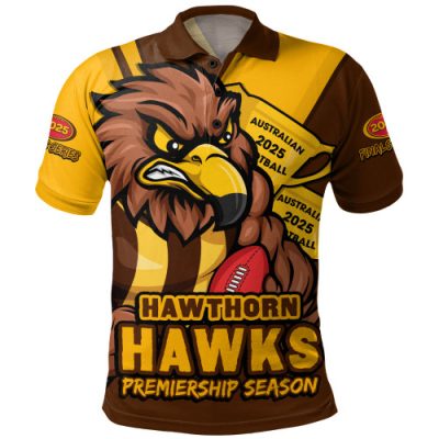 Hawthorn Polo Shirt Australian Football Finals Premiership Spirit