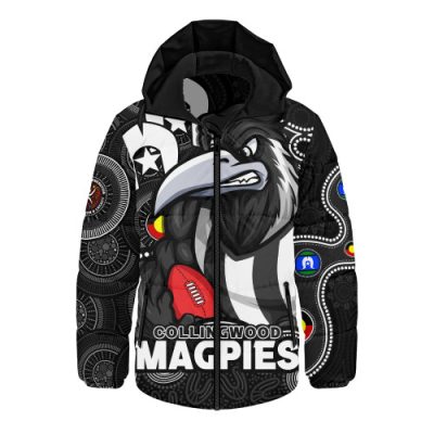 Collingwood Hooded Padded Jacket NAIDOC Spirit Of Country