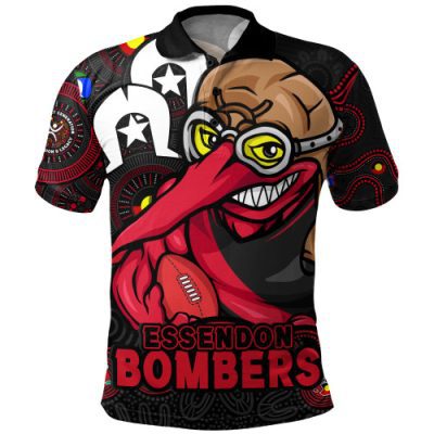 Essendon Polo Shirt NAIDOC Spirit Of Country