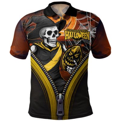Richmond Polo Shirt Halloween Night Reaper Zipper