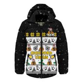 Richmond Hooded Padded Jacket Special Ugly Christmas Holiday Footy Fans