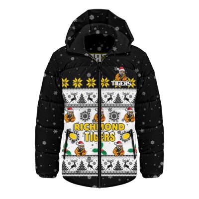 Richmond Hooded Padded Jacket Special Ugly Christmas Holiday Footy Fans