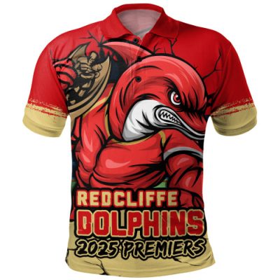 Redcliffe Dolphins Polo Shirt Unleash Power In The Ultimate Battle