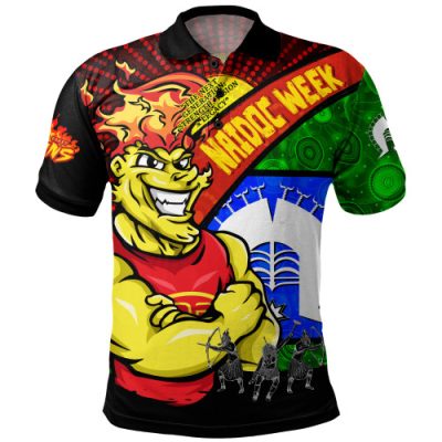 Gold Coast SUNS Polo Shirt NAIDOC Week Pride Edition