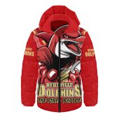 Redcliffe Dolphins Hooded Padded Jacket Final Clash Battle Edition