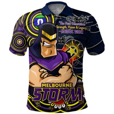 Melbourne Storm Polo Shirt Spirit Of NAIDOC Series