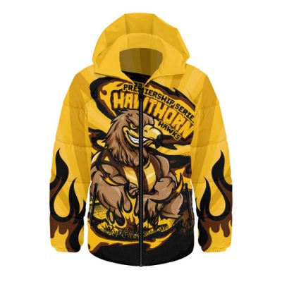 Hawthorn Hooded Padded Jacket Premiership Series Flame Edition