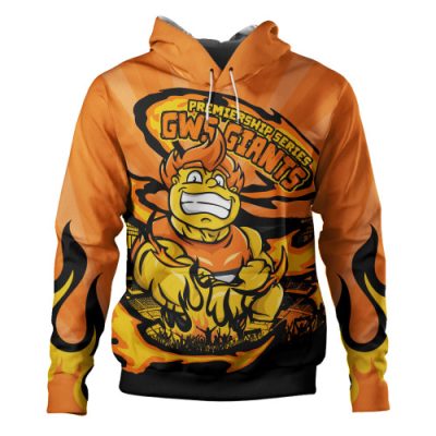 GWS GIANTS Hoodie Premiership Series Flame Edition