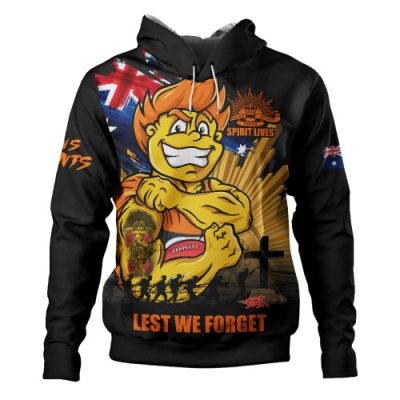 GWS GIANTS Hoodie ANZAC Day Honour And Football Legacy