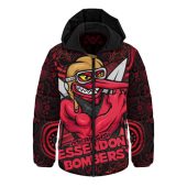 Essendon Hooded Padded Jacket Spirit Warriors Of The Game