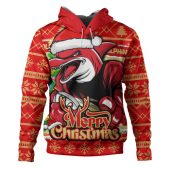 Redcliffe Dolphins Hoodie Merry Christmas Game Day Knit Style Team Edition