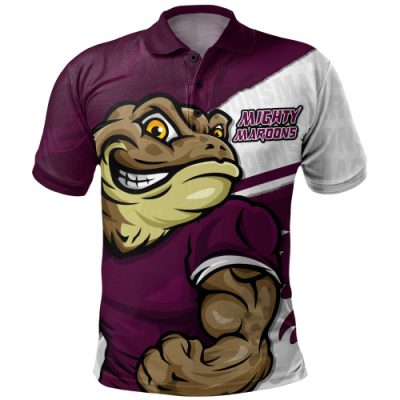 Queensland Maroons Polo Shirt Defend The Pride