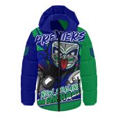 New Zealand Warriors Hooded Padded Jacket Chasing Victory 2025 Final Series Pride
