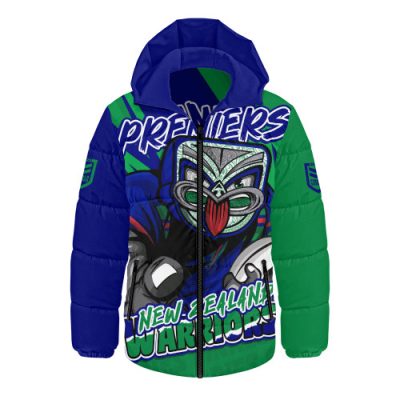 New Zealand Warriors Hooded Padded Jacket Chasing Victory 2025 Final Series Pride