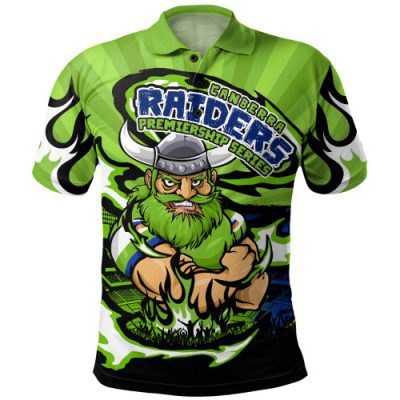Canberra Raiders Polo Shirt Premiership Series Sports Gear