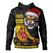 Richmond Hoodie Merry Christmas Down Under Footy Power Style
