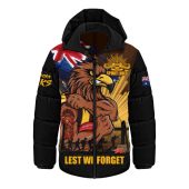 Hawthorn Hooded Padded Jacket ANZAC Day Honour And Football Legacy