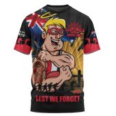 St Kilda T-Shirt ANZAC Day Honour And Football Legacy