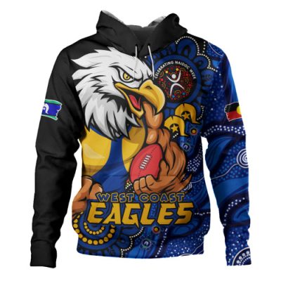 West Coast Eagles Hoodie Power Through Generations NAIDOC Edition