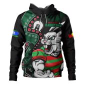 South Sydney Rabbitohs Hoodie NAIDOC Indigenous Warrior Spirit