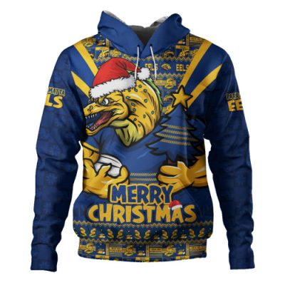 Parramatta Eels Hoodie Merry Christmas Festive Spirit Edition