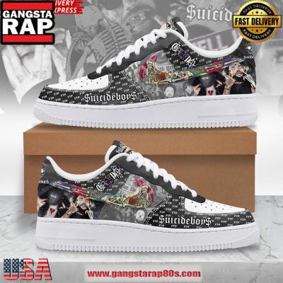 $uicideboy$ Grey Day Limited Edition Air Force 1 Sneakers Shoes