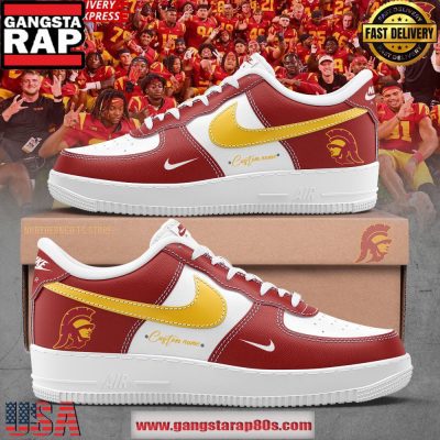 USC Trojans Football Custom Air Force 1 Sneakers Shoes