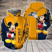 NBA Utah Jazz Mickey Pullover Hoodie