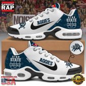NCAA Custom Name Utah State Aggies Football Mascot Symbol Air Max Plus Shoes Running Sneakers