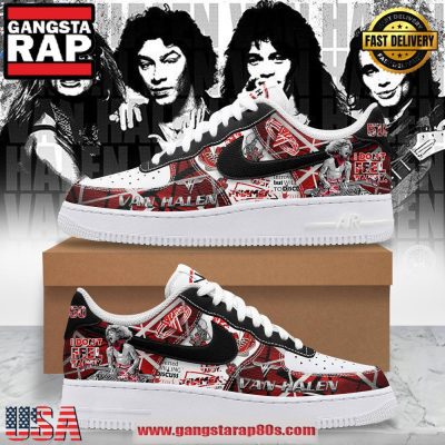 Van Halen 5150 Limited Edition Air Force 1 Running Sneakers Shoes