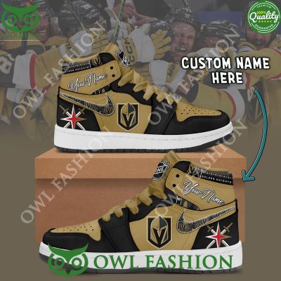 Vegas Golden Knights NHL Personalized Ice Hockey Team Air Jordan High Top