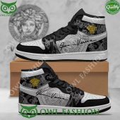 VERSACE Logo X AIR JORDAN 1 Printed Sneaker High Top