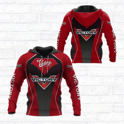 Victory Motorcycles Dark Red Pullover Hoodie