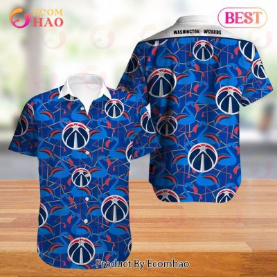 NBA Washington Wizards Blue Hawaiian Shirt