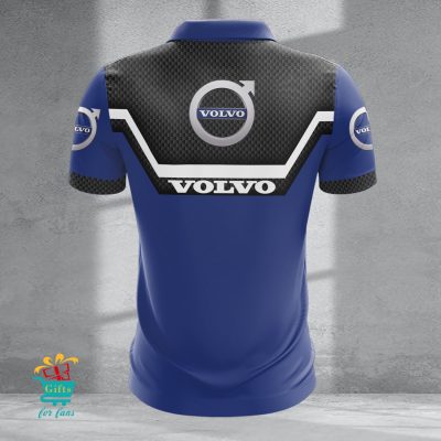 Volvo Custom Name New Design Zipper Polo Shirt
