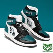 Philadelphia Eagles Team Logo AJ High Top Sneaker Boots