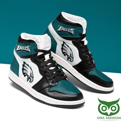 Philadelphia Eagles Team Logo AJ High Top Sneaker Boots