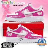 Washington Commanders Breast Cancer Awareness October Air Force 1 Shoes Sneaker