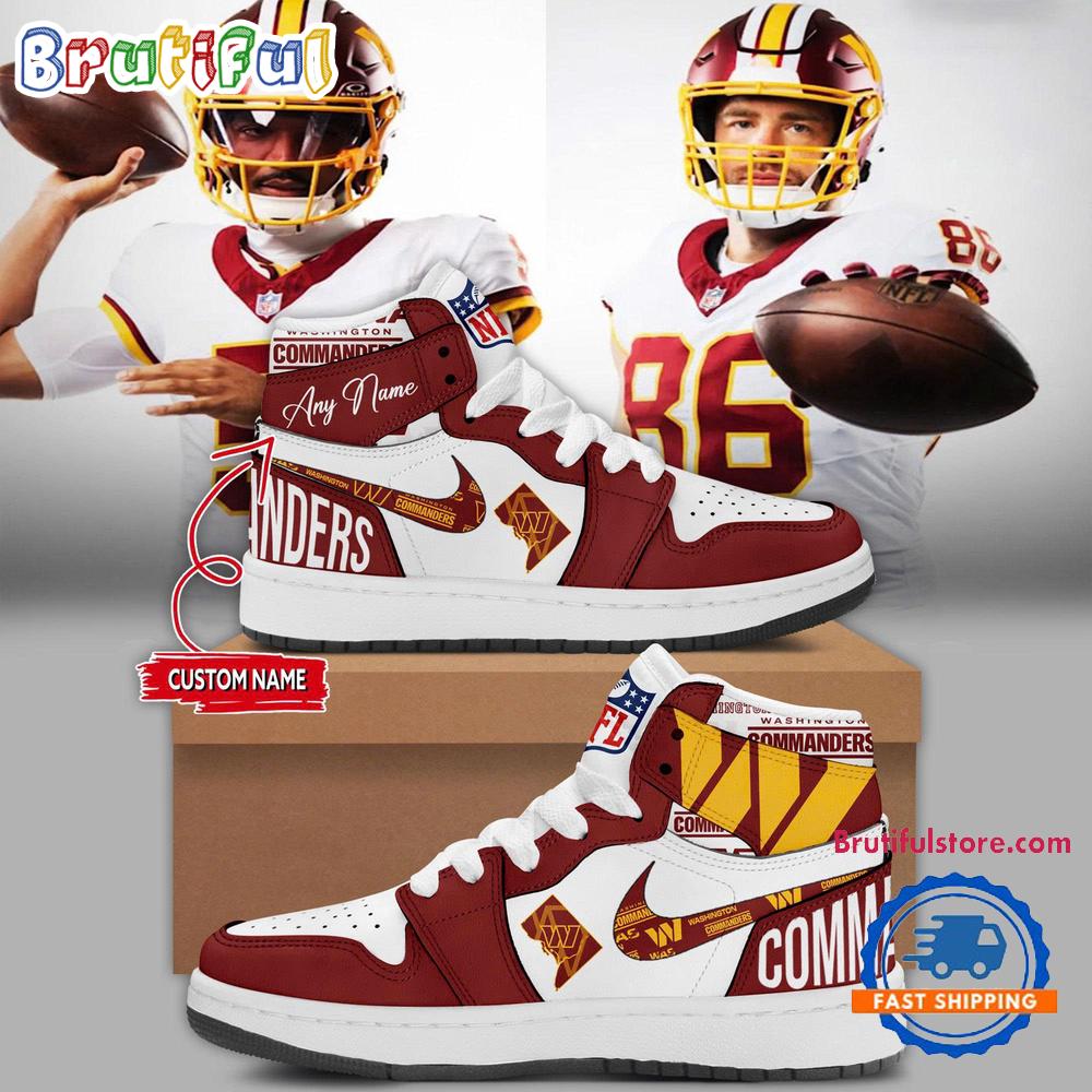Washington Commanders Super Bowl Era Air Jordan1 Hightop Shoes Washington Commanders Super Bowl Era Air Jordan1 Hightop Shoes