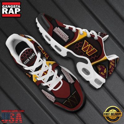 NFL Custom Name Washington Commanders Max Plus Shoes - Running Sneakers