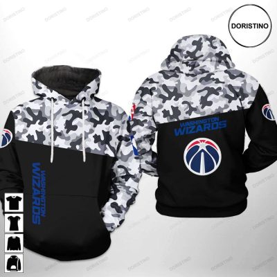 NBA Washington Wizards Camo Veteran Pullover Hoodie