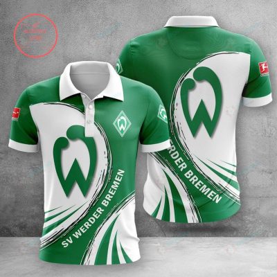 SV Werder Bremen Green White Polo Shirt