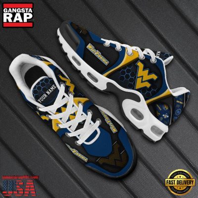 NFL Custom Name West Virginia Mountaineers Max Plus Shoes - Running Sneakers