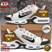 NCAA Custom Name Western Michigan Football Mascot Symbol Air Max Plus Shoes Running Sneakers