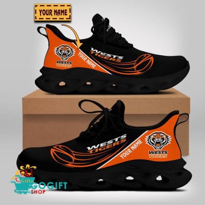Wests Tigers Custom Name New Edition Max Soul Shoes