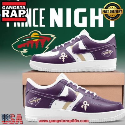 Wild x Prince Night Limited Edition Air Force 1 Running Sneakers Shoes