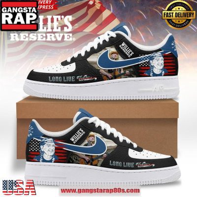 Willie?s Reserve ?Long Live Willie? Limited Edition Air Force 1 Running Sneakers Shoes