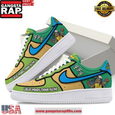 Wiz Khalifa Ninja Turtles Limited Edition Air Force 1 Sneakers Shoes